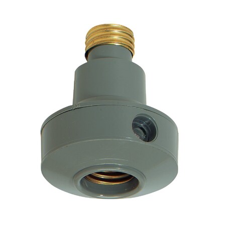 All-Source Screw-In Gray Indoor/Outdoor Automatic Photocell Lamp Control 509442